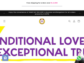 thedoggybakery.com homepage screenshot