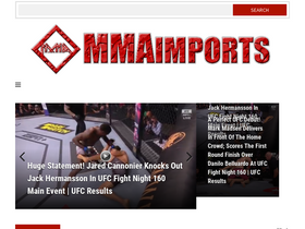 'mmaimports.com' screenshot