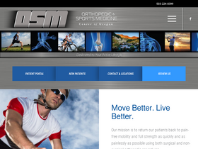 'orthosportsmed.com' screenshot