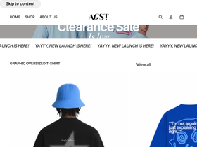 agst.in homepage screenshot