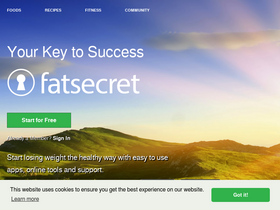 'fatsecret.com.sg' screenshot