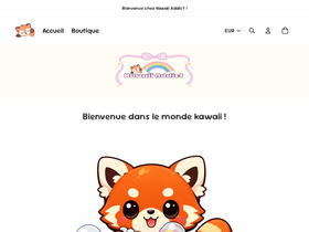 kawaiiaddict.com homepage screenshot