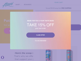 'alaninu.com' screenshot