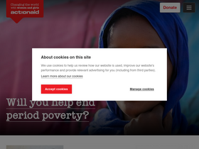 'actionaid.org.uk' screenshot