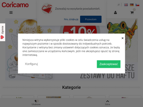 'coricamo.pl' screenshot