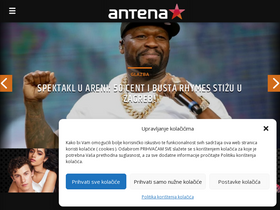 'antenazagreb.hr' screenshot