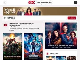 'cinehdencasa.com' screenshot