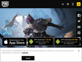'pubgmobile.com' screenshot