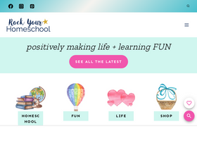 'rockyourhomeschool.net' screenshot