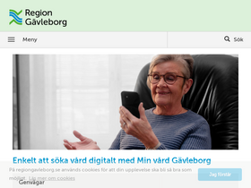 'regiongavleborg.se' screenshot
