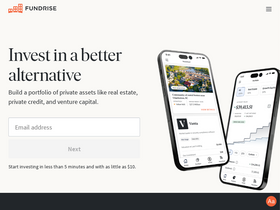 'fundrise.com' screenshot