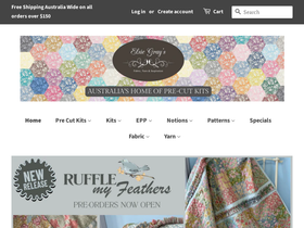 Elsie Gray’s homepage screenshot