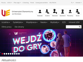 'ue.wroc.pl' screenshot