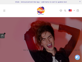 shopvitals website screenshot