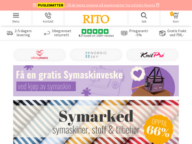 'ritohobby.no' screenshot