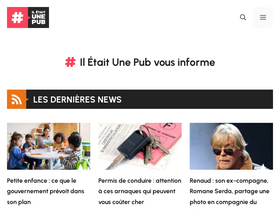 'iletaitunepub.fr' screenshot