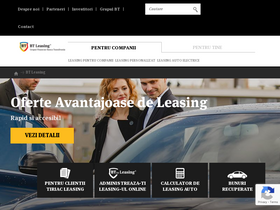 'btleasing.ro' screenshot