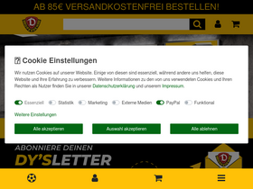 'dynamo-fanshop.de' screenshot