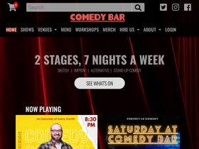 'comedybar.ca' screenshot