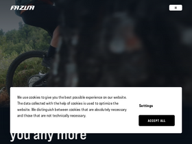 'fazua.com' screenshot