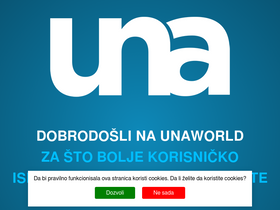 'unaworld.com' screenshot
