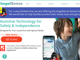 'angelsense.com' screenshot