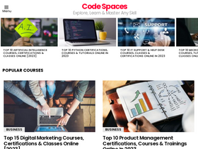 'codespaces.com' screenshot