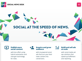 'socialnewsdesk.com' screenshot