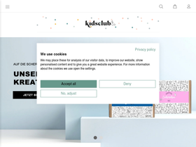 Kidsclub&Co. homepage screenshot