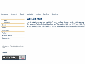 'audi-80-scene.de' screenshot