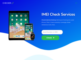 'imeichecks.info' screenshot