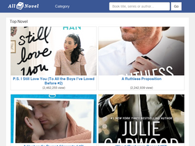 'allnovel.net' screenshot