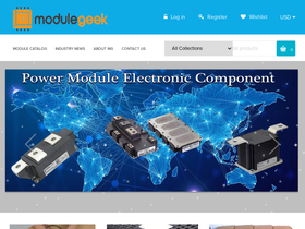 modulegeek.com homepage screenshot