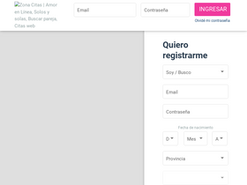 'zonacitas.com' screenshot