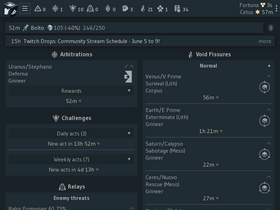'tenno.tools' screenshot