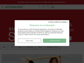 'vertbaudet.co.uk' screenshot