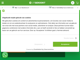 'uitgekookt.nl' screenshot