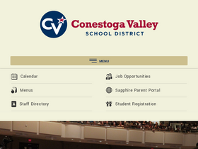 'conestogavalley.org' screenshot