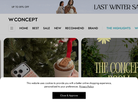 'wconcept.com' screenshot