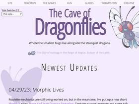 'dragonflycave.com' screenshot