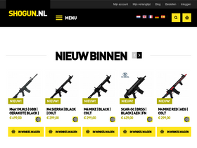 'shogun.nl' screenshot