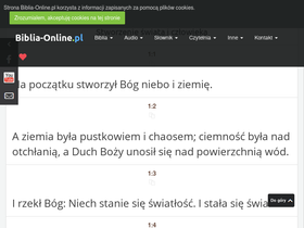 'biblia-online.pl' screenshot