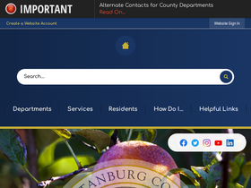 'spartanburgcounty.org' screenshot