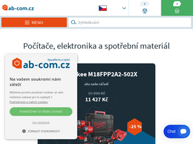 'ab-com.cz' screenshot