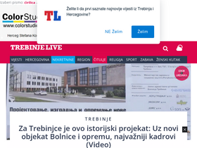 'trebinjelive.info' screenshot