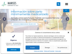 'hospitalmanises.es' screenshot