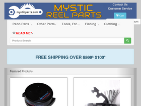 'mysticparts.com' screenshot