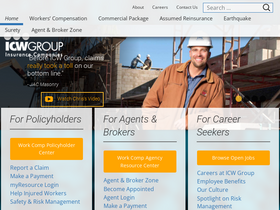 'icwgroup.com' screenshot