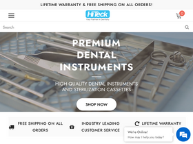 hiteckmedical.com homepage screenshot