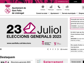 'santfeliu.cat' screenshot